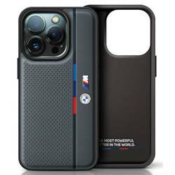 BMW BMHCP16X23PUPVA iPhone 16 Pro Max 6.9" antracyt/anthracite hardcase M Perforated Tricolor Detail Line