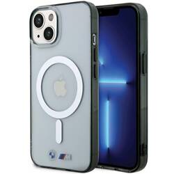 BMW BMHMP15SHCRS IPHONE 15/14/13 6.1 "TRANSPARENT / TRANSPARENT HARDCASE SILVER RING MAGSAFE