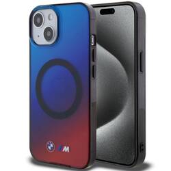 BMW BMHMP15SHTTG IPHONE 15/14/13 6.1 "RED-NIEBIESKI / RED BLUE HARDCASE M GRADIENT MAGSAFE