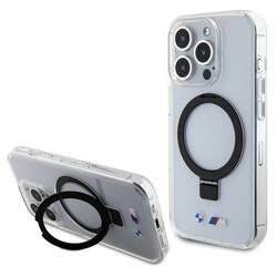 BMW BMHMP15XURST IPHONE 15 PRO MAX 6.7 "TRANSPARENT/CLEAR HARDCASE RING STAND M COLLECTION MAGSAFE