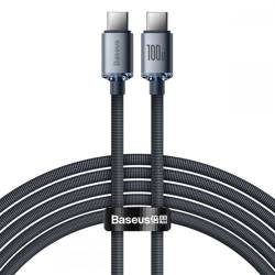 Baseus Crystal Shine Type-C to Type-C Cable PD100W / 3A 200cm Black