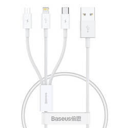 Baseus Superior Data USB fast charging cable for M+L+C 3.5A 0.5M