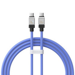 Baseus kabel CoolPlay USB-C - USB-C 1m 100W niebieski