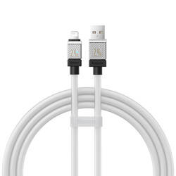 Baseus kabel CoolPlay USB - Lightning 1m 2,4A biały