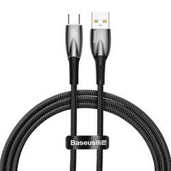 Baseus kabel Glimmer USB - USB-C 1,0m czarny 100W