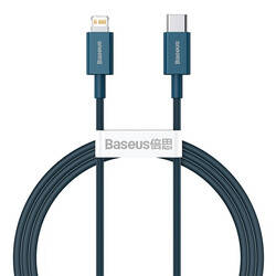 Baseus kabel Superior PD USB-C - Lightning 1,0m niebieski 20W