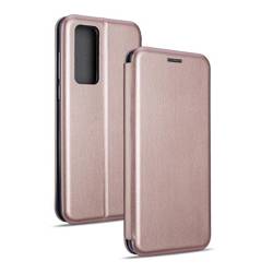 Beline Etui Book Magnetic Huawei P40 różowo-złoty/rosegold