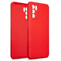 Beline Etui Silicone Oppo A16/A16s/A16K czerwony/red