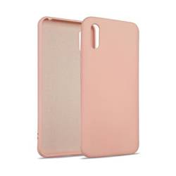 Beline Etui Silicone iPhone 13 / 14 6.1" różowo-złoty/rose gold