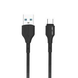 Beline Kabel 25W USB-A/USB-C 1m           czarny/black BLNCBC01