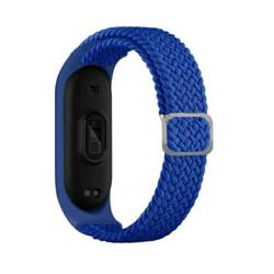 Beline pasek Mi Band 3/4 Textile niebieski/sky blue