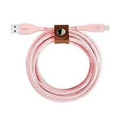 Belkin 3M DuraTek Plus USB Lightning to USB-A Cable Pink