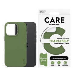 CARE by PanzerGlass Fashion Case iPhone 16 Pro 6.3" zielony/green MagSafe 1386