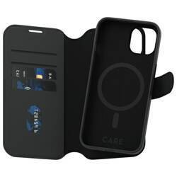 CARE by PanzerGlass Feature Tango 2in1    Wallet iPhone 15 6.1" MagSafe czarny/black 1159