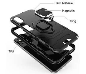 CASE ARMOR RING MAGNETIC IPHONE 12 PRO MAX BLACK