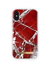 CASE ETUI IDEAL OF SWEDEN IDFCS18-IXS-71 IPHONE X/XS SCARLET RED MARBLE