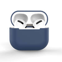 CASE FOR AIRPODS 3 SILICONE SOFT HEADPHONE COVER DARK BLUE (CASE C)