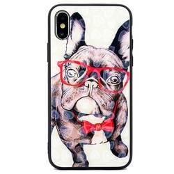 CASE HEARTS GLASS IPHONE 6 / 6S PATTERN 4 (DOG)