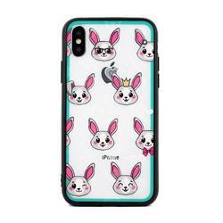 CASE HEARTS IPHONE 5 / 5S / SEMPER 2 CLEAR (RABBITS)