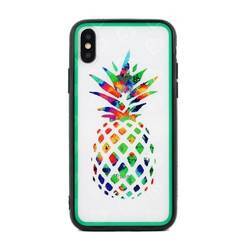CASE HEARTS IPHONE XS MAX PATTERN 4 CLEAR (PINEAPPLE)