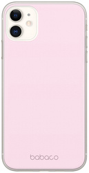 CASE OVERPRINT BABACO CLASSIC 009 IPHONE 12 MINI LIGHT PINK