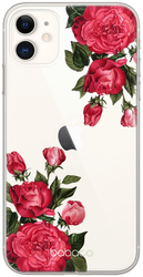 CASE OVERPRINT BABACO FLOWERS 007 IPHONE 12 PRO MAX TRANSPARENT
