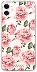 CASE OVERPRINT BABACO FLOWERS 013 IPHONE 12 PRO MAX TRANSPARENT