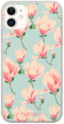 CASE OVERPRINT BABACO FLOWERS 016 IPHONE 13 PRO MINT