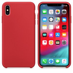 CASE SILICONE IPHONE XS MAX RED