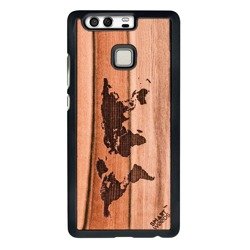 CASE WOODEN SMARTWOODS MAP HUAWEI P9