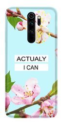 CASEGADGET CASE OVERPRINT ACTUALY I CAN XIAOMI REDMI NOTE 8 PRO