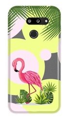 CASEGADGET CASE OVERPRINT FLAMINGO AND FLOWERS LG G8 THINQ