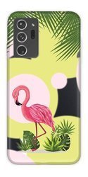 CASEGADGET CASE OVERPRINT FLAMINGO AND FLOWERS SAMSUNG GALAXY NOTE 20 PLUS