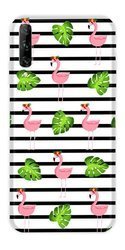 CASEGADGET CASE OVERPRINT FLAMINGOS AND LEAVES HUAWEI P SMART PRO