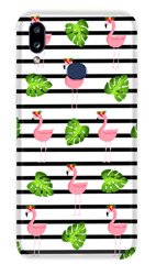 CASEGADGET CASE OVERPRINT FLAMINGOS AND LEAVES SAMSUNG GALAXY A10S