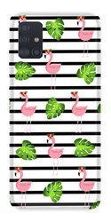 CASEGADGET CASE OVERPRINT FLAMINGOS AND LEAVES SAMSUNG GALAXY A51
