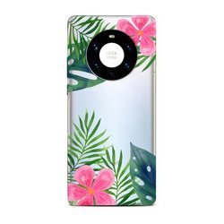 CASEGADGET CASE OVERPRINT LEAVES AND FLOWERS HUAWEI MATE 40 PRO