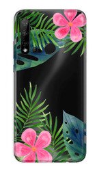 CASEGADGET CASE OVERPRINT LEAVES AND FLOWERS HUAWEI P20 LITE 2019