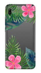 CASEGADGET CASE OVERPRINT LEAVES AND FLOWERS HUAWEI Y6 2019