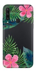 CASEGADGET CASE OVERPRINT LEAVES AND FLOWERS HUAWEI Y6P