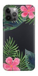 CASEGADGET CASE OVERPRINT LEAVES AND FLOWERS IPHONE 12 / 12 PRO 6,1