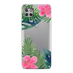 CASEGADGET CASE OVERPRINT LEAVES AND FLOWERS MOTO G 5G