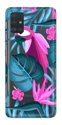 CASEGADGET CASE OVERPRINT PARROT AND FLOWERS SAMSUNG GALAXY A51