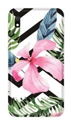 CASEGADGET CASE OVERPRINT PINK FLOWER AND LEAVES SAMSUNG GALAXY A10E