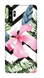 CASEGADGET CASE OVERPRINT PINK FLOWER AND LEAVES SAMSUNG GALAXY NOTE 10