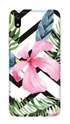 CASEGADGET CASE OVERPRINT PINK FLOWER AND LEAVES XIAOMI REDMI 7A
