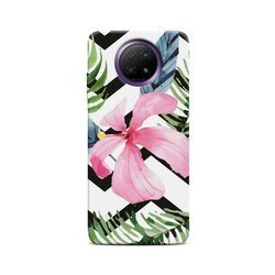 CASEGADGET CASE OVERPRINT PINK FLOWER AND LEAVES XIAOMI REDMI NOTE 9 5G