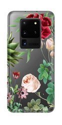 CASEGADGET CASE OVERPRINT RED ROSE AND LEAVES SAMSUNG GALAXY S20 ULTRA