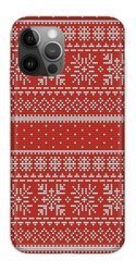 CASEGADGET CASE OVERPRINT RED SNOWFLAKE  IPHONE 12 PRO MAX