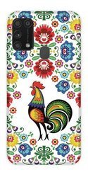 CASEGADGET CASE OVERPRINT ROOSTER WHITE SAMSUNG GALAXY M31S